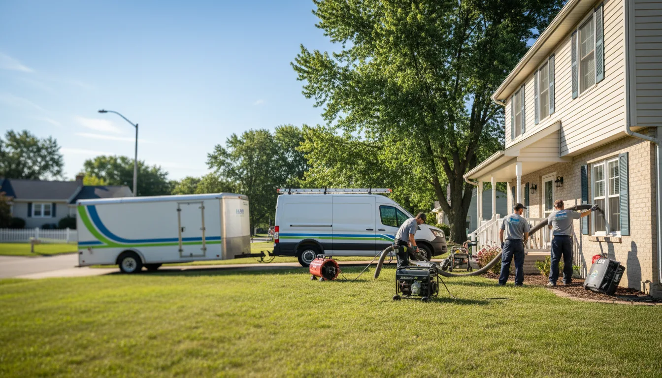 Flooded Basement Restoration And Cleanup With Repair in Carrier Mills, IL near me